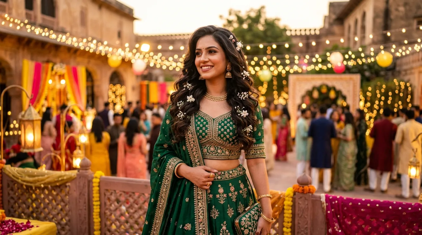 Indian Occasion Hair Styling & Waves
