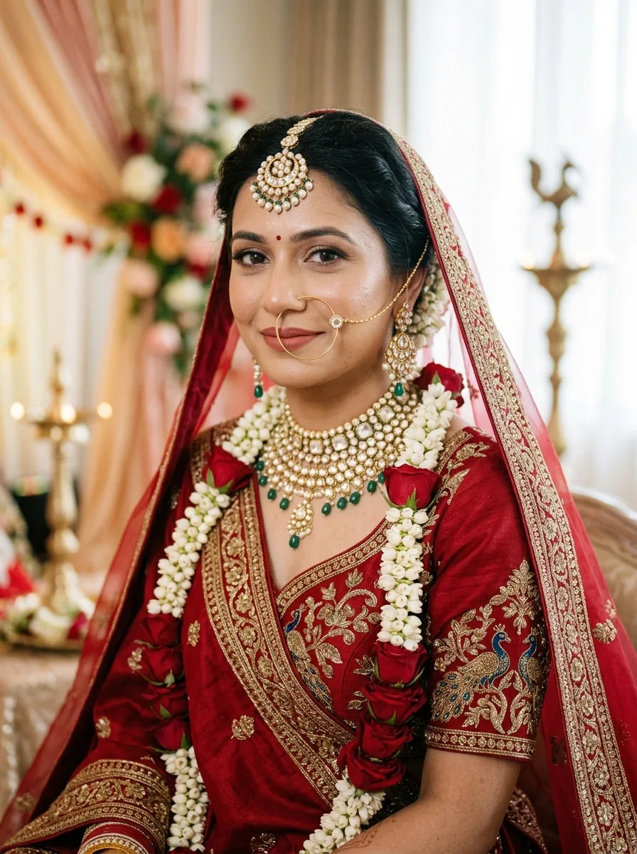 Traditional Indian Bridal Makeup by Shagun